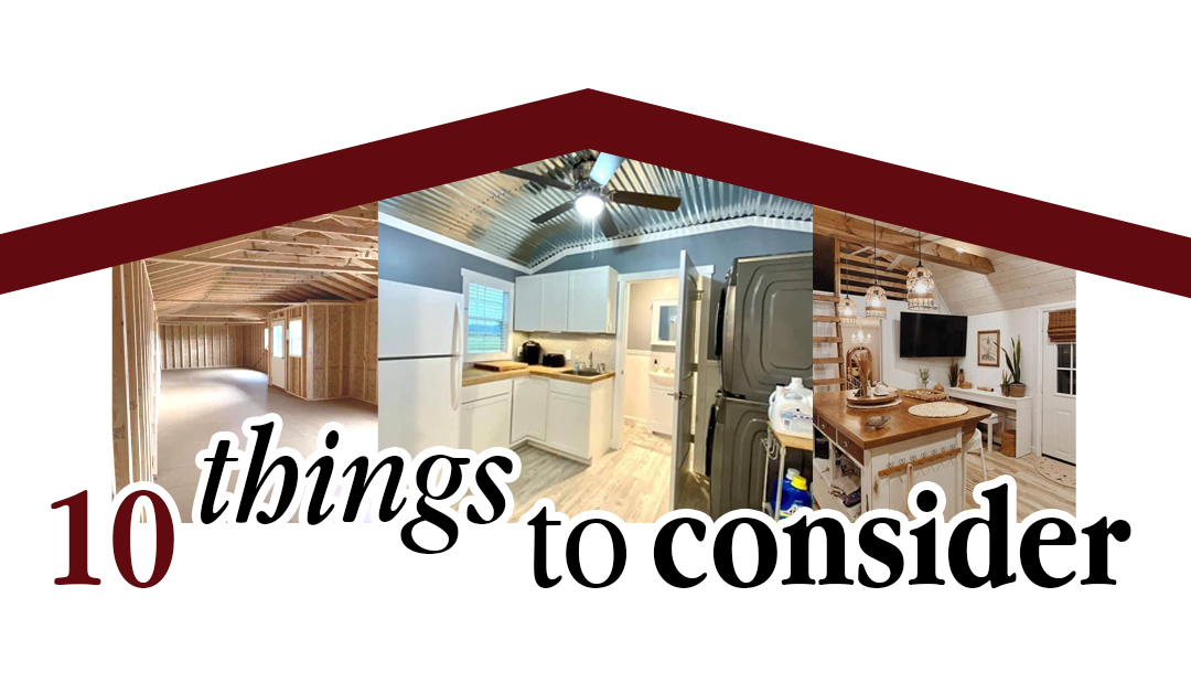 10 Things to Consider When Building Out the Interior of a Portable Building